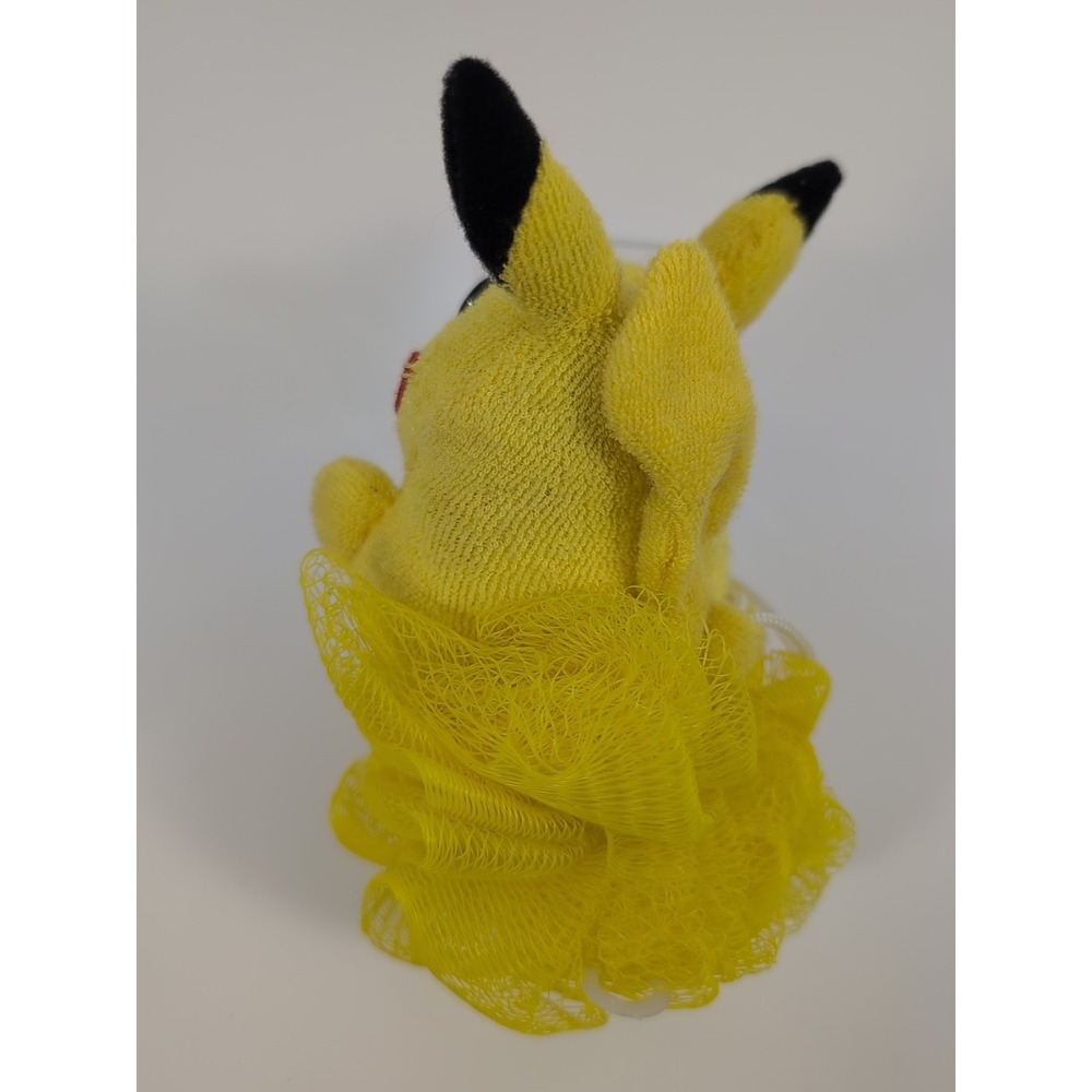 Nintendo Pokemon Pikachu Bath & Shower Pouf Loofah Plush Cosrich‎ Unused RARE - Picture 5 of 6